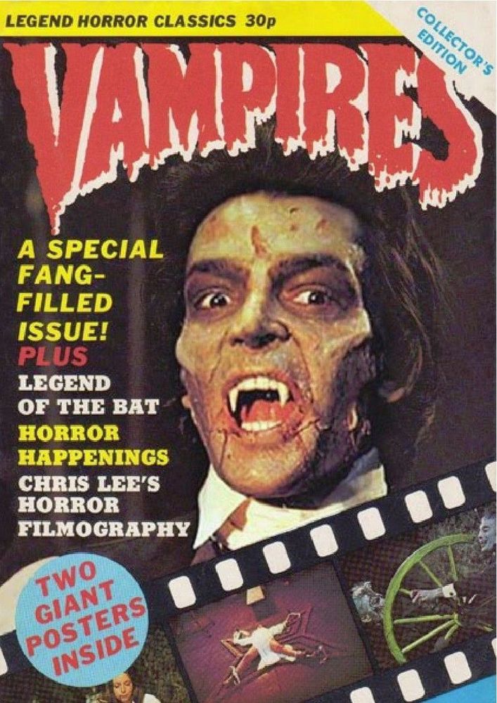 LEGEND HORROR CLASSICS magazine side cover Issue 10  1975