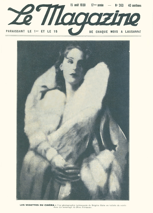 MAGAZINE (Ch) magazine side cover Issue 263 15 August 1930