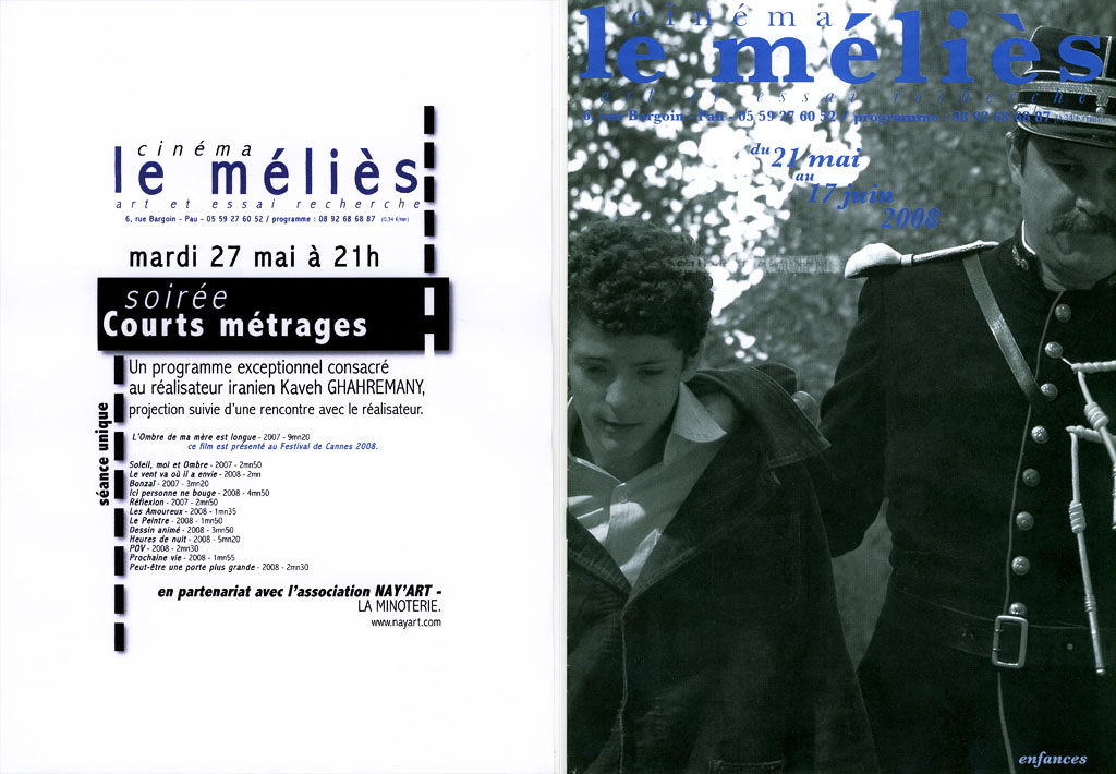 LE MELIES magazine side cover 21 May 2008