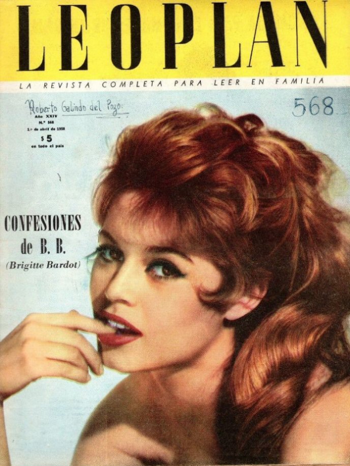 LEOPLAN magazine side cover Issue 568 1 April 1958