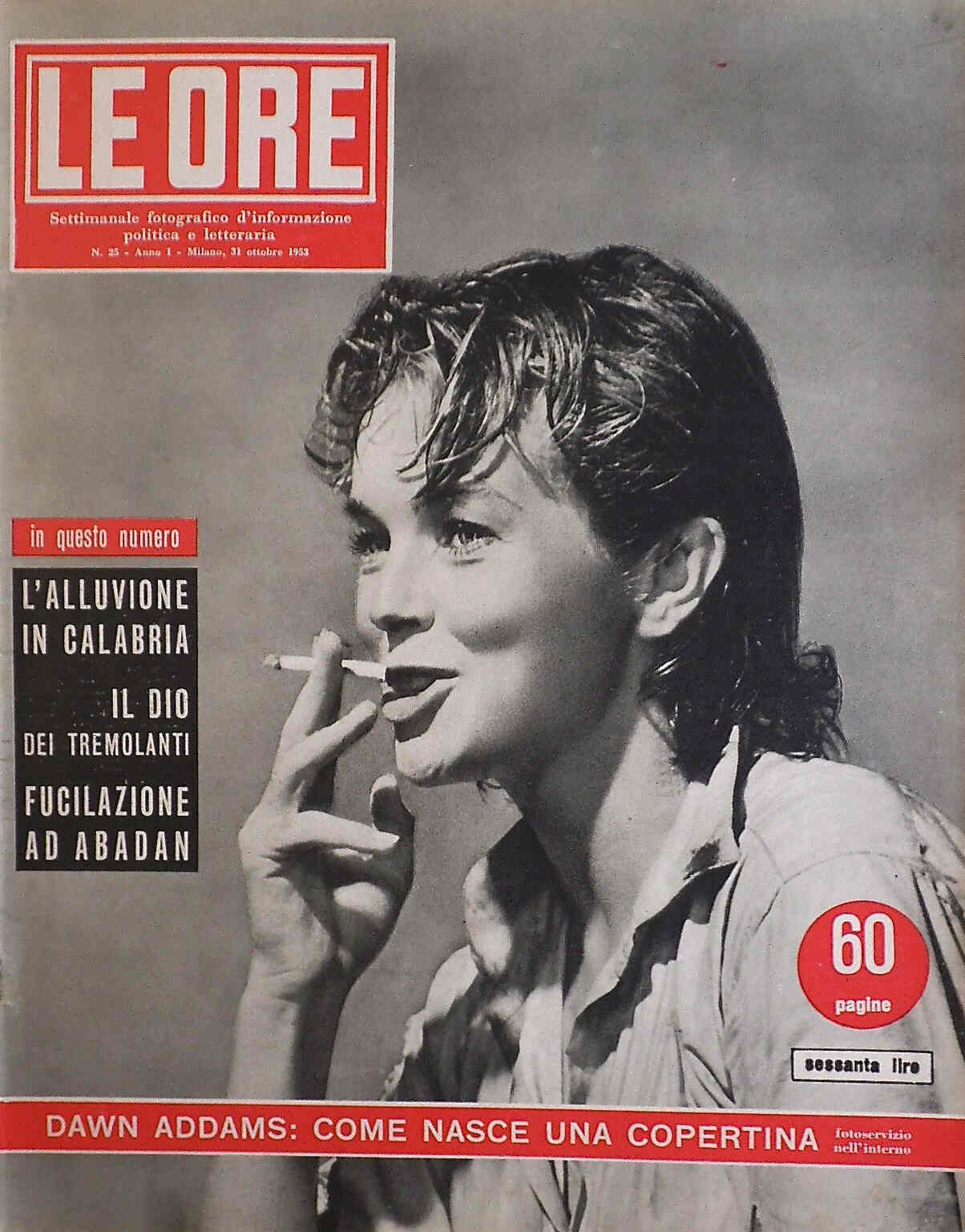ORE | LE magazine side cover Issue 25 31 October 1953
