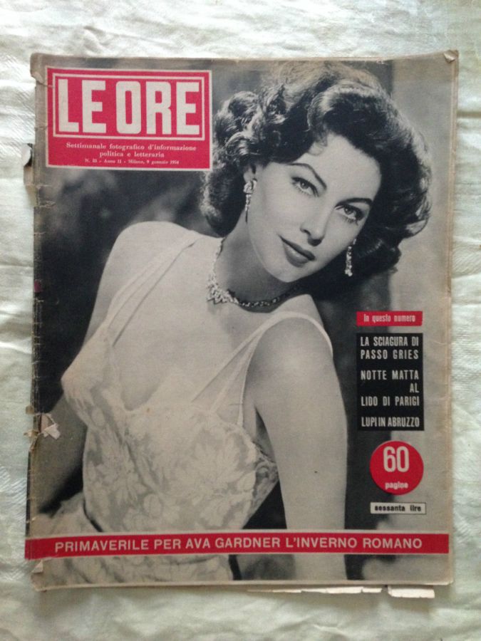 ORE | LE magazine side cover Issue 35 9 January 1954