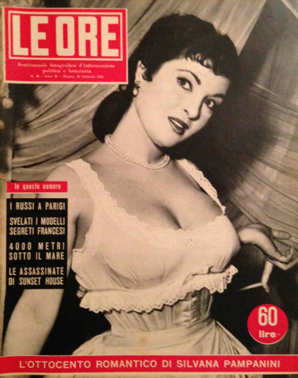 ORE | LE magazine side cover Issue 42 27 February 1954