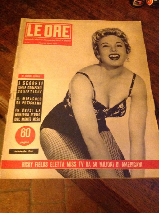 ORE | LE magazine side cover Issue 55 29 May 1954