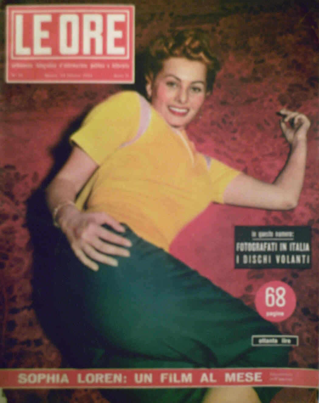 ORE | LE magazine side cover Issue 76 23 October 1954