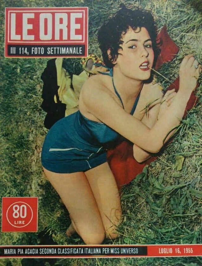 ORE | LE magazine side cover Issue 114 16 July 1955