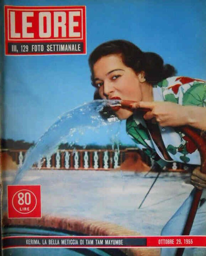 ORE | LE magazine side cover Issue 129 29 October 1955