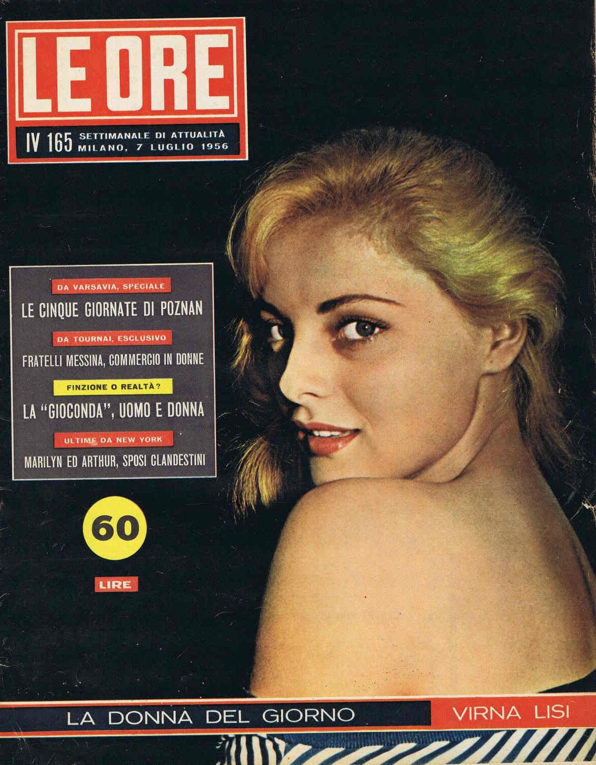 ORE | LE magazine side cover Issue 165 7 July 1956
