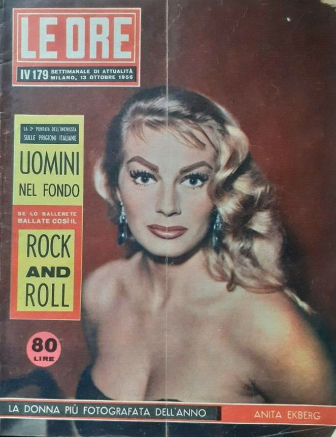 ORE | LE magazine side cover Issue 179 13 October 1956