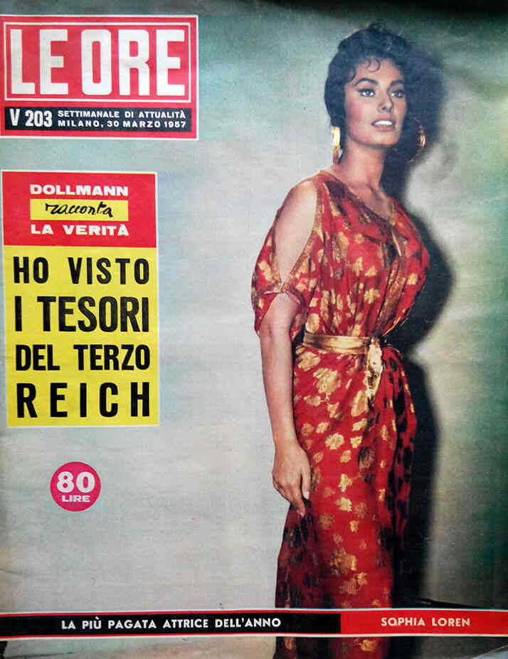 ORE | LE magazine side cover Issue 203 30 March 1957