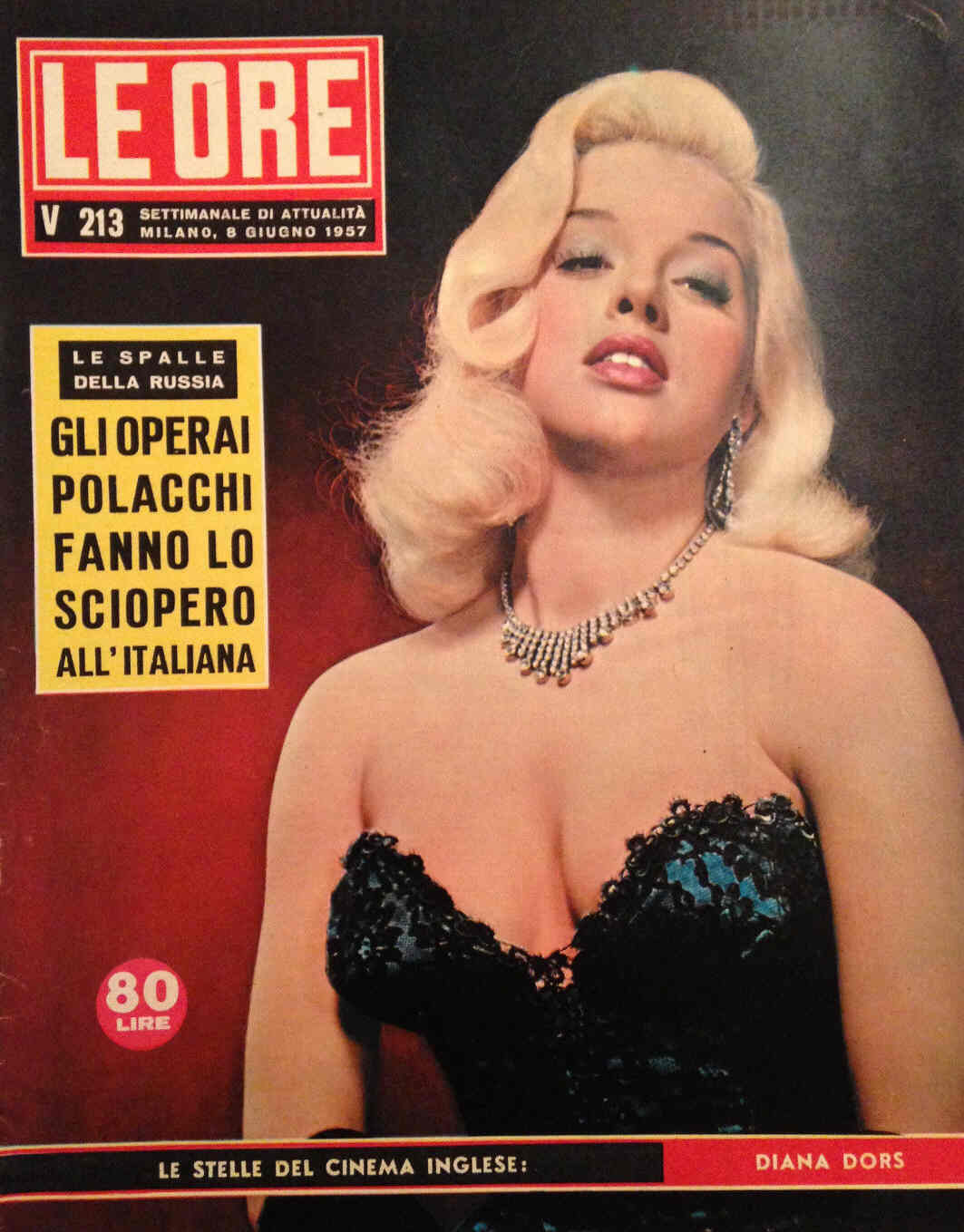 ORE | LE magazine side cover Issue 213 8 June 1957