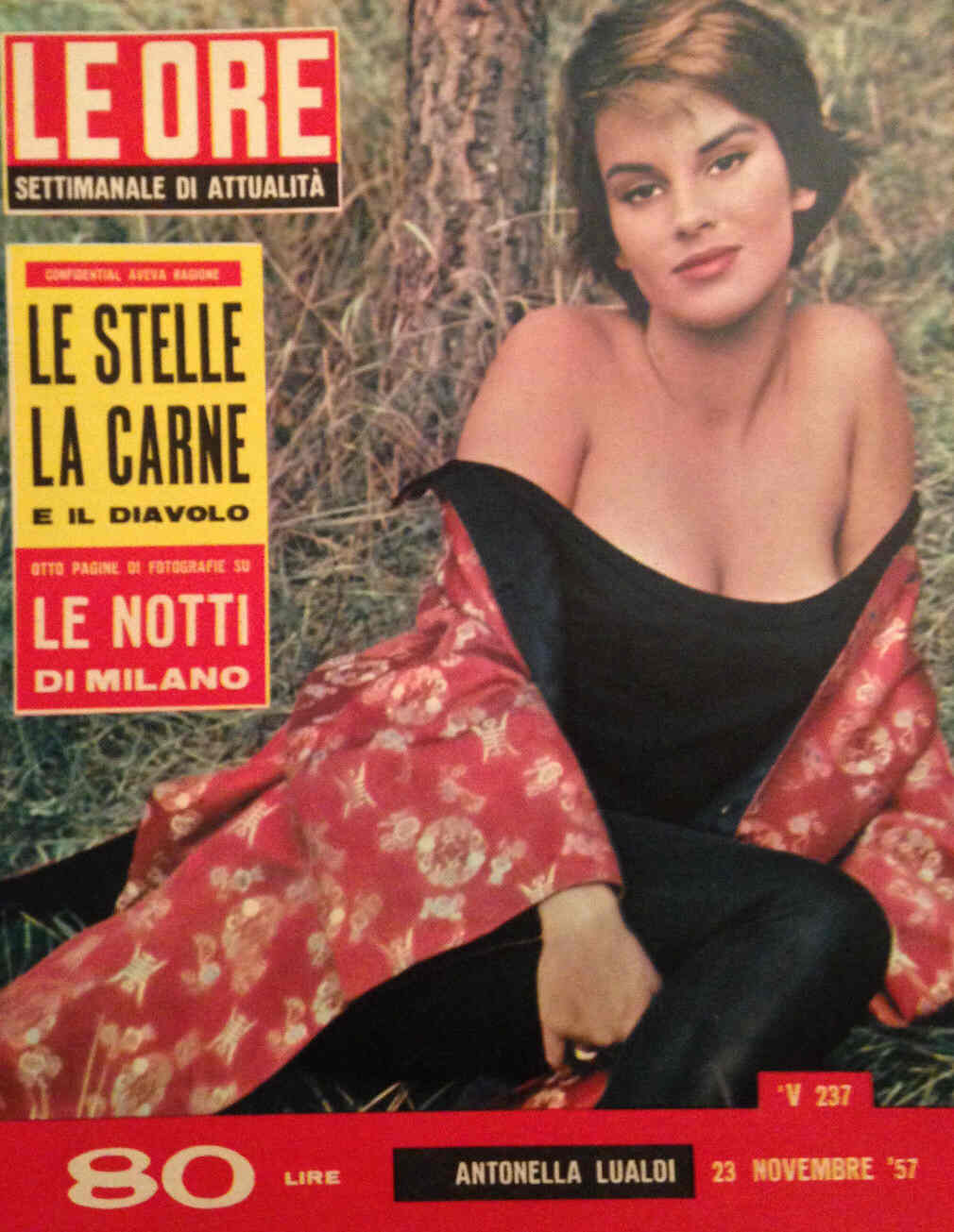 ORE | LE magazine side cover Issue 237 23 November 1957