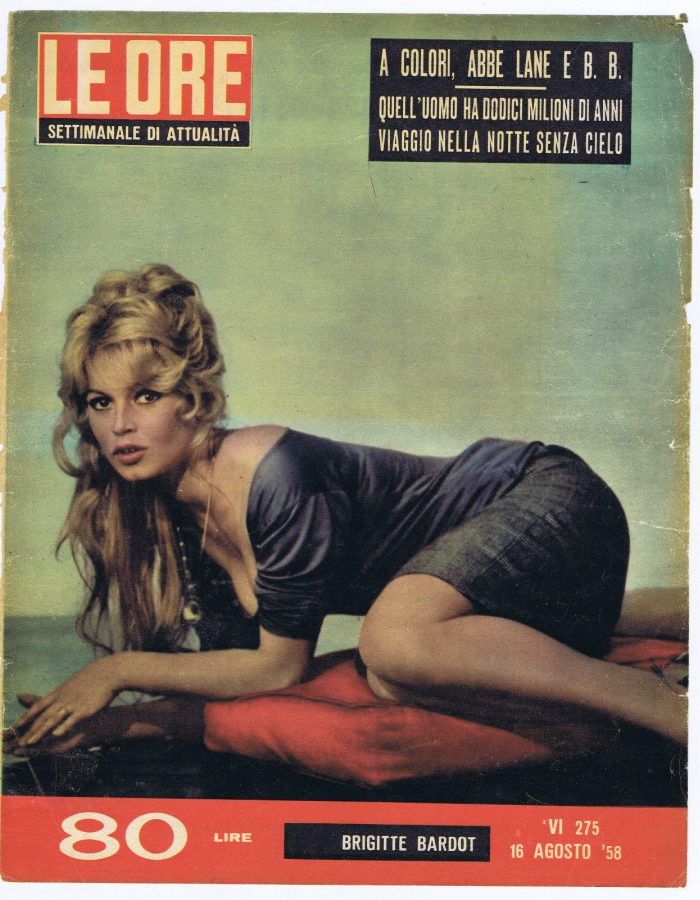 ORE | LE magazine side cover Issue 275 16 August 1958