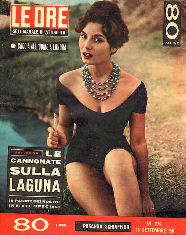 ORE | LE magazine side cover Issue 279 13 September 1958