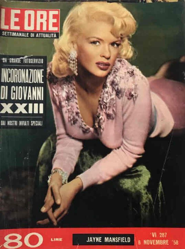 ORE | LE magazine side cover Issue 287 8 November 1958
