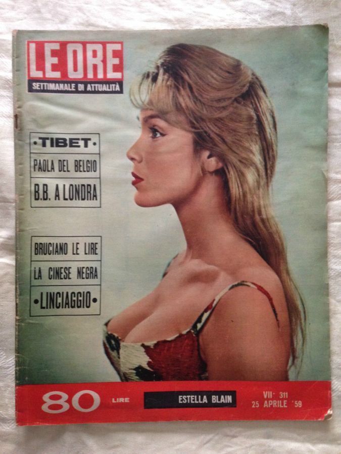 ORE | LE magazine side cover Issue 311 25 April 1959