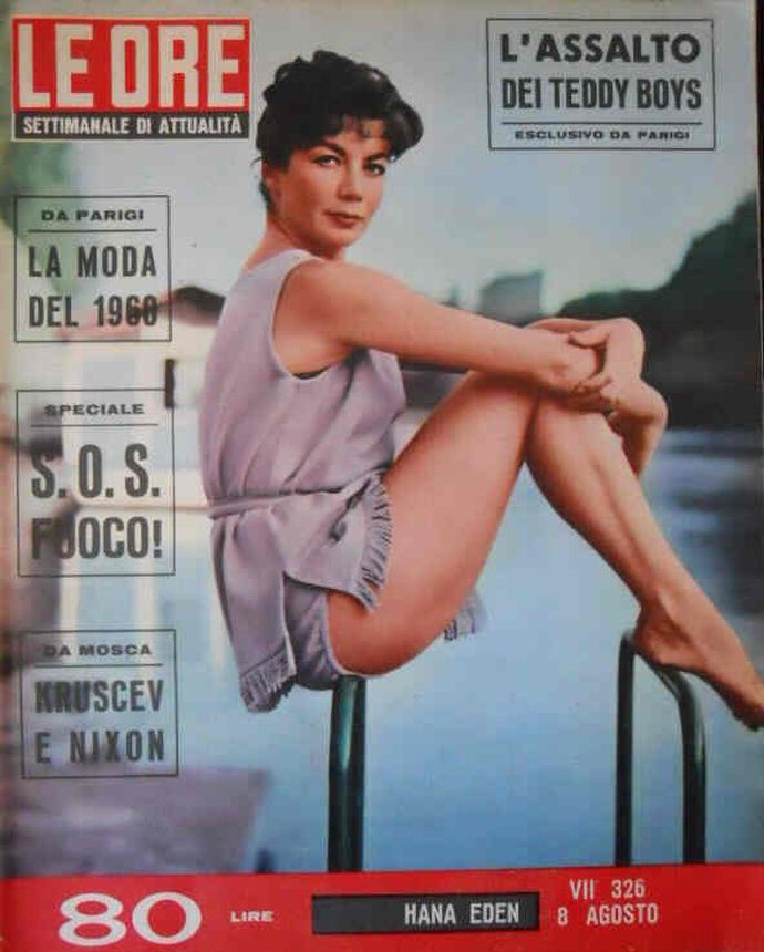 ORE | LE magazine side cover Issue 326 8 August 1959