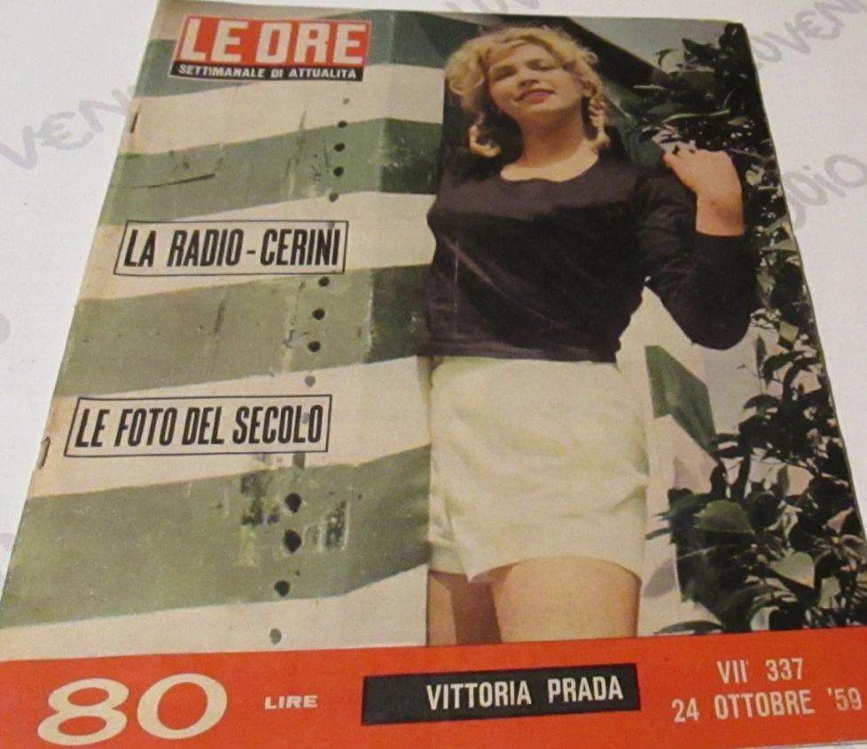 ORE | LE magazine side cover Issue 337 24 October 1959