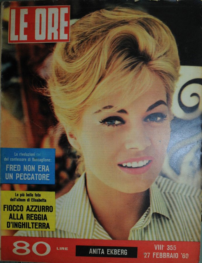 ORE | LE magazine side cover Issue 355 27 February 1960