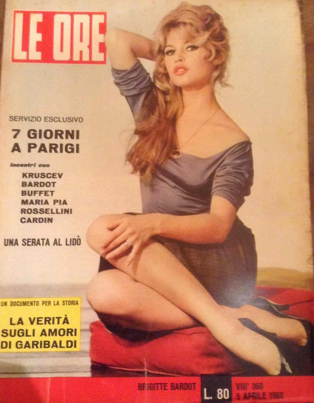 ORE | LE magazine side cover Issue 360 5 April 1960