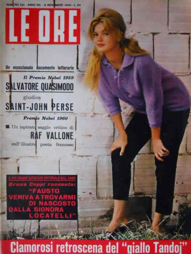 ORE | LE magazine side cover Issue 391 8 November 1960
