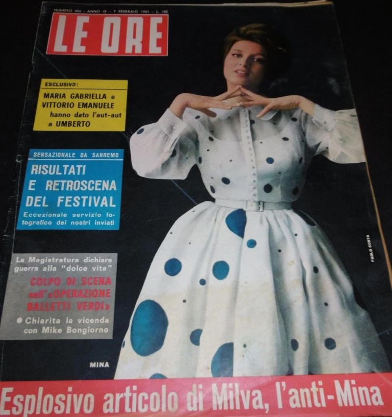 ORE | LE magazine side cover Issue 404 7 February 1961