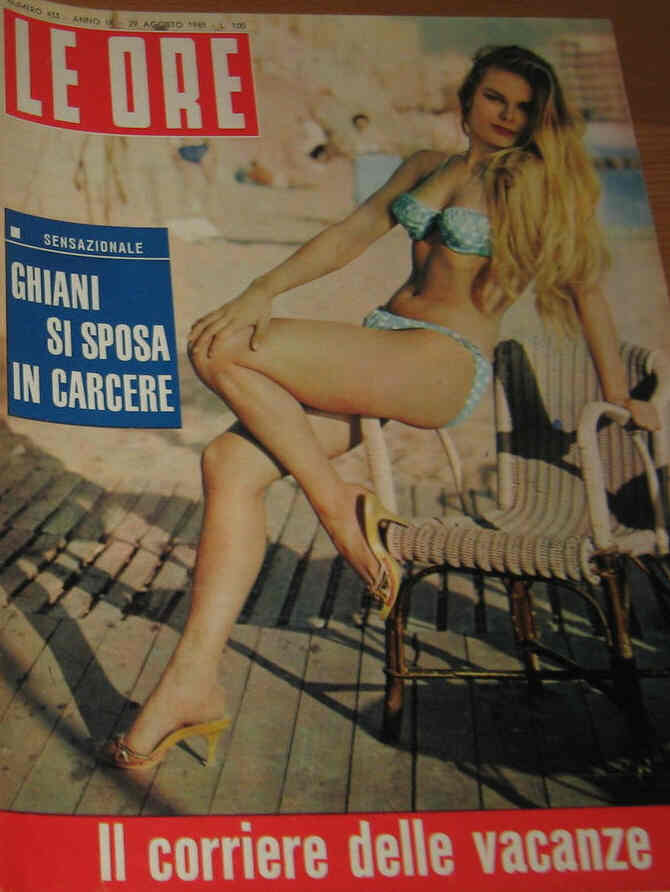 ORE | LE magazine side cover Issue 433 29 August 1961