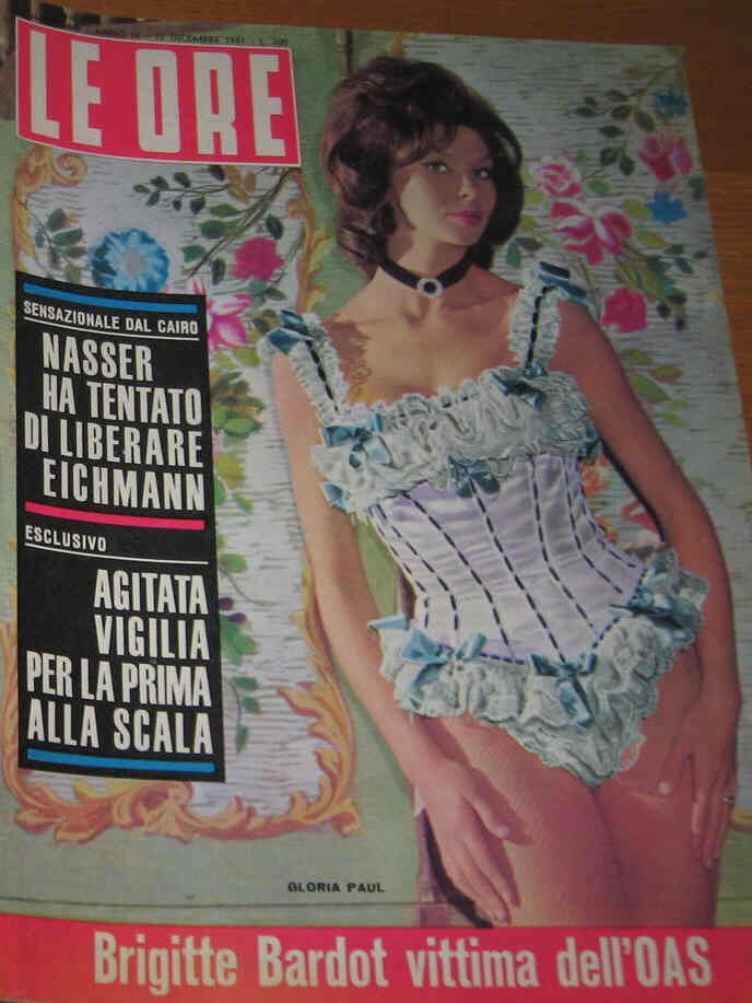ORE | LE magazine side cover Issue 448 12 December 1961