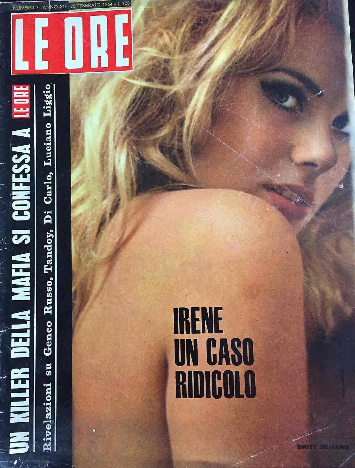 ORE | LE magazine side cover Issue 07 20 February 1964