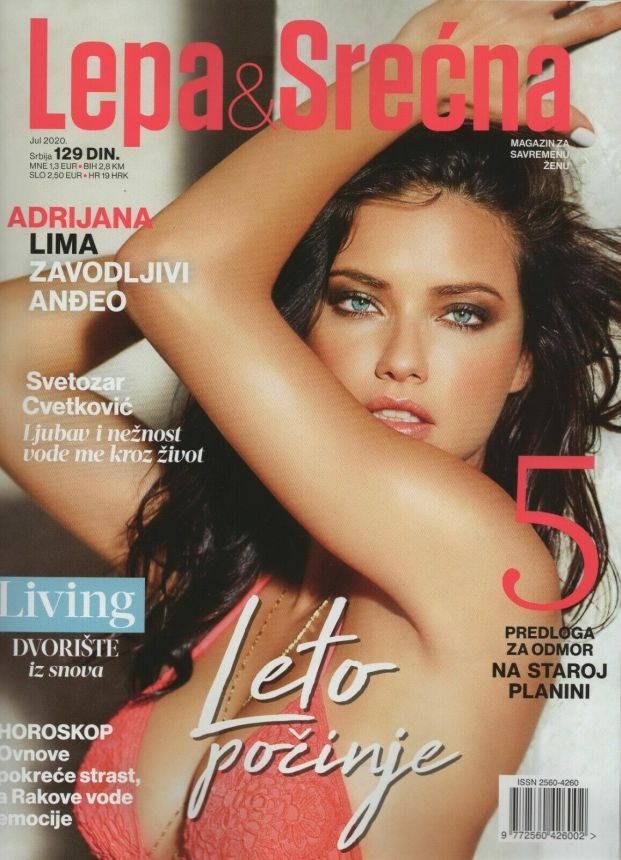 LEPA I SRECNA magazine side cover  July 2020