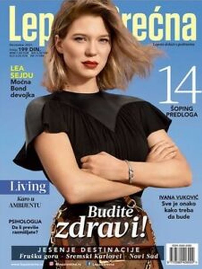 LEPA I SRECNA magazine side cover  November 2021