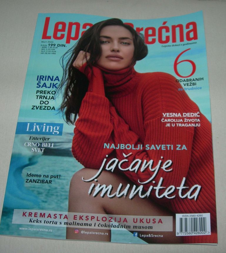 LEPA I SRECNA magazine side cover  March 2022