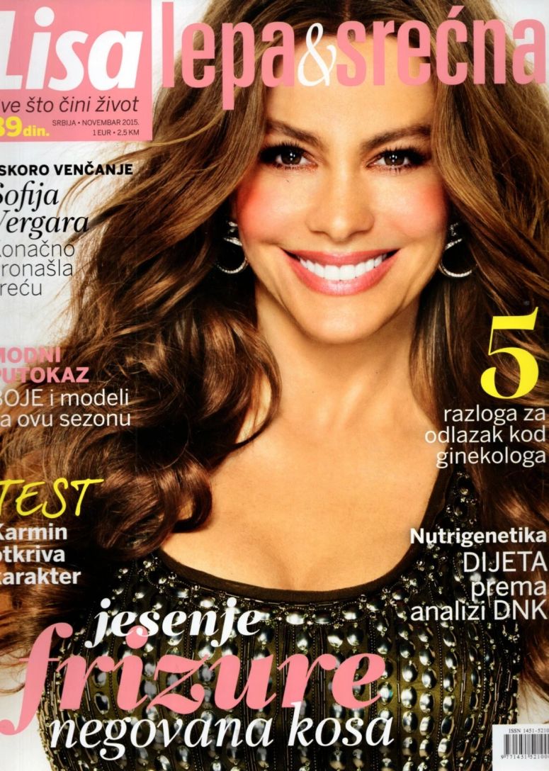 LEPA I SRECNA magazine side cover  November 2015