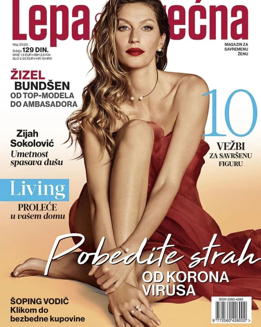 LEPA I SRECNA magazine side cover  May 2020