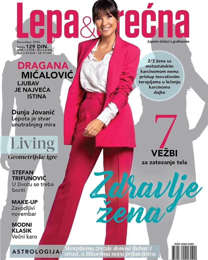 LEPA I SRECNA magazine side cover  November 2020