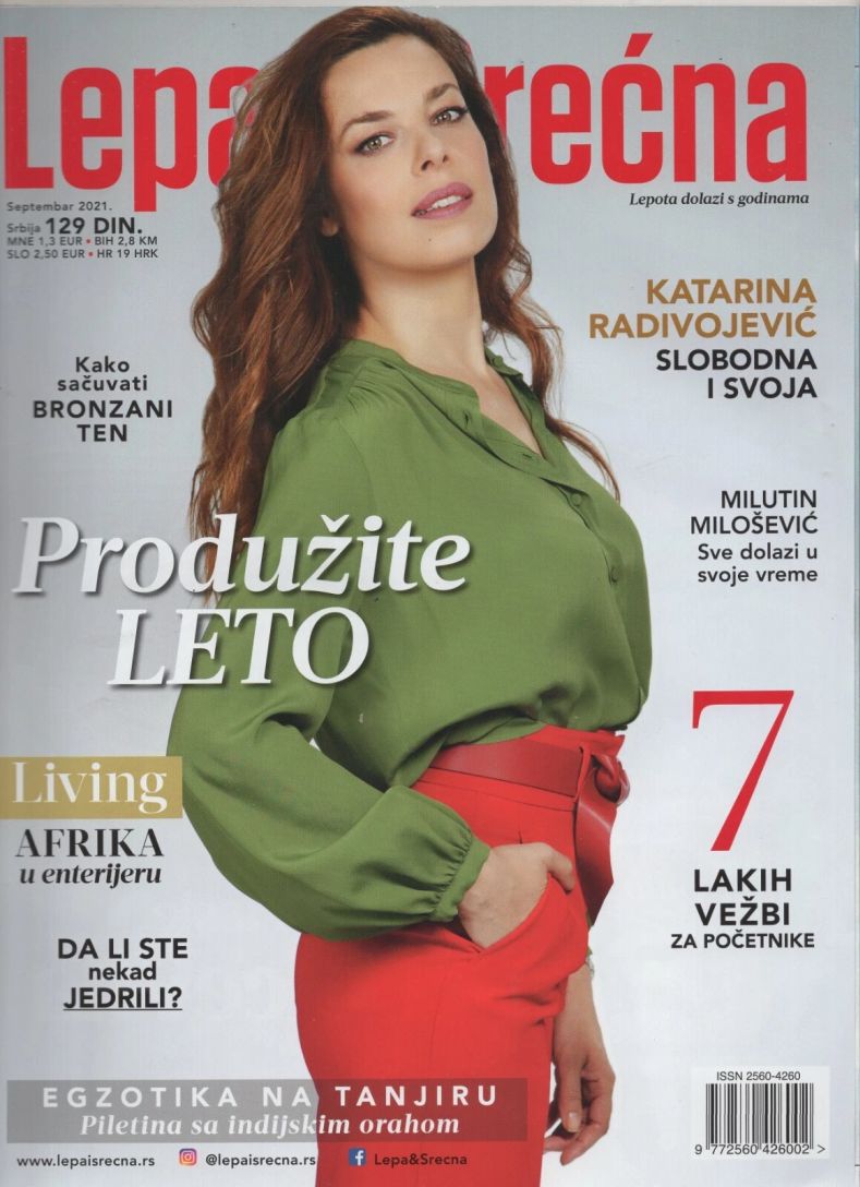 LEPA I SRECNA magazine side cover  September 2021