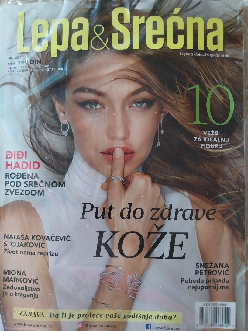 LEPA I SRECNA magazine side cover  May 2023