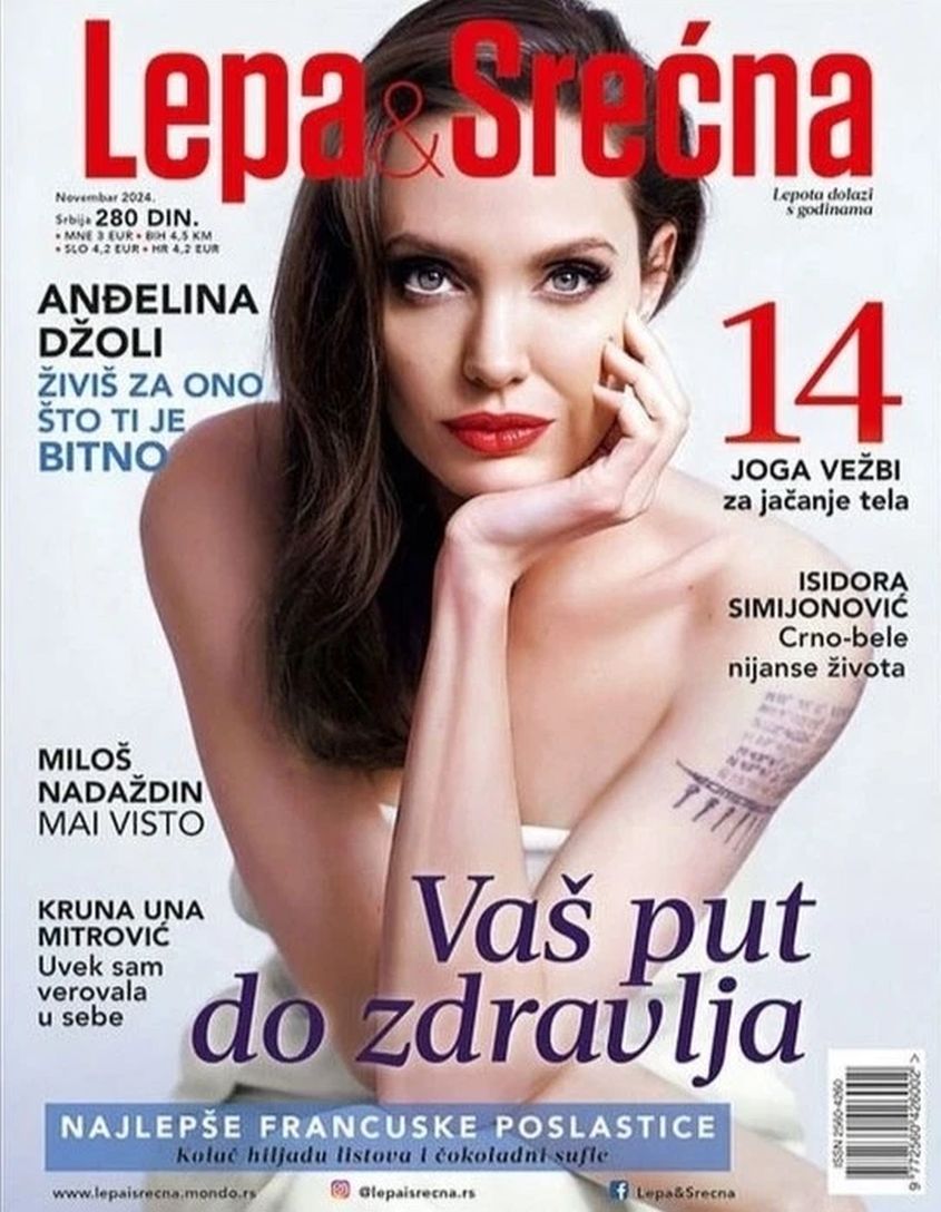 LEPA I SRECNA magazine side cover  November 2024