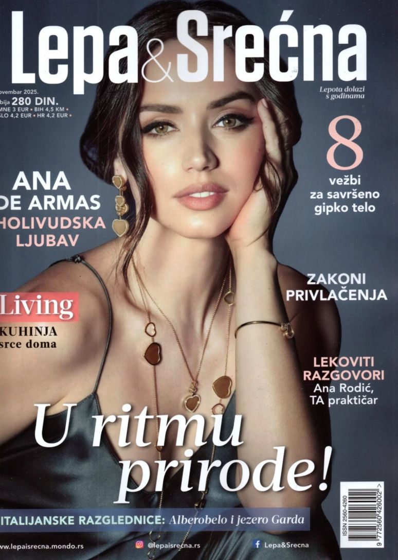 LEPA I SRECNA magazine side cover  November 2025