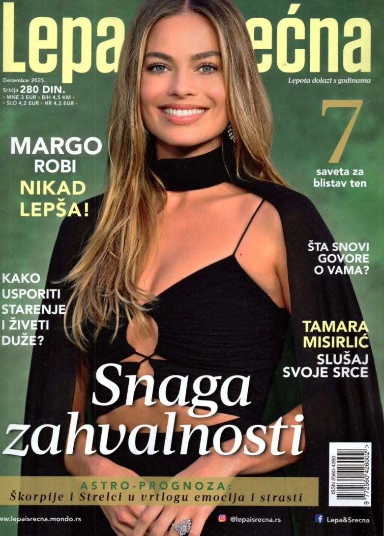 LEPA I SRECNA magazine side cover  December 2025