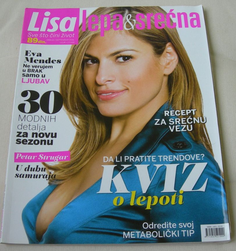 LEPA I SRECNA magazine side cover  September 2016