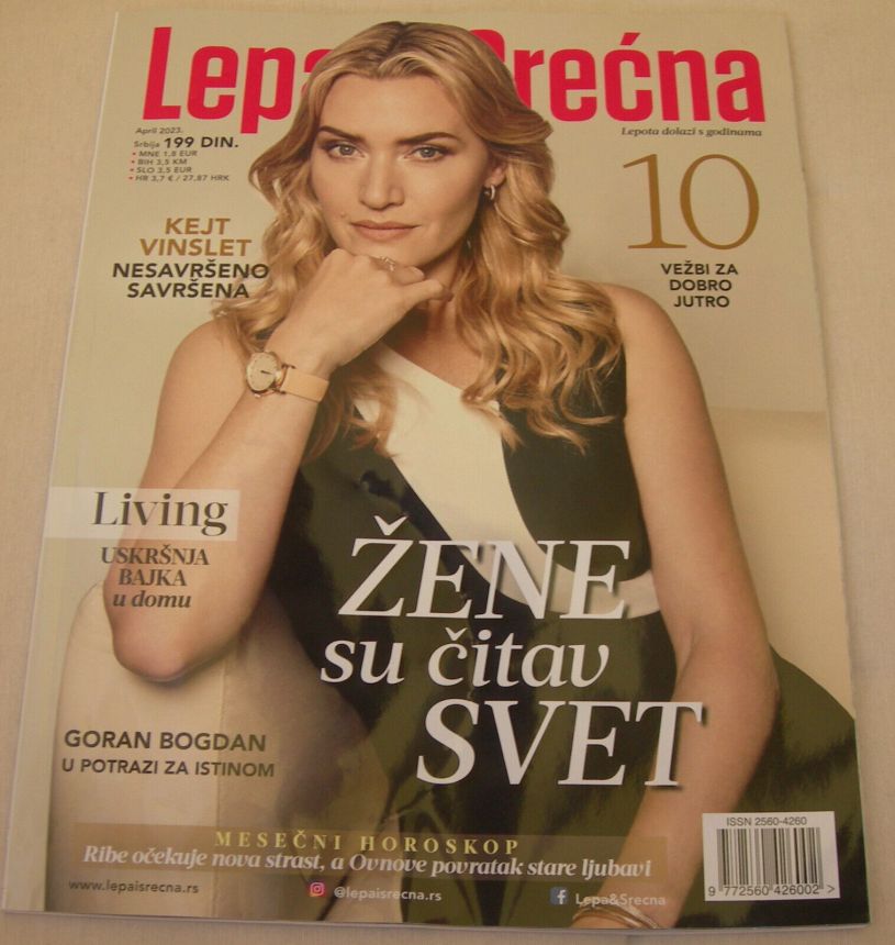 LEPA I SRECNA magazine side cover  April 2023