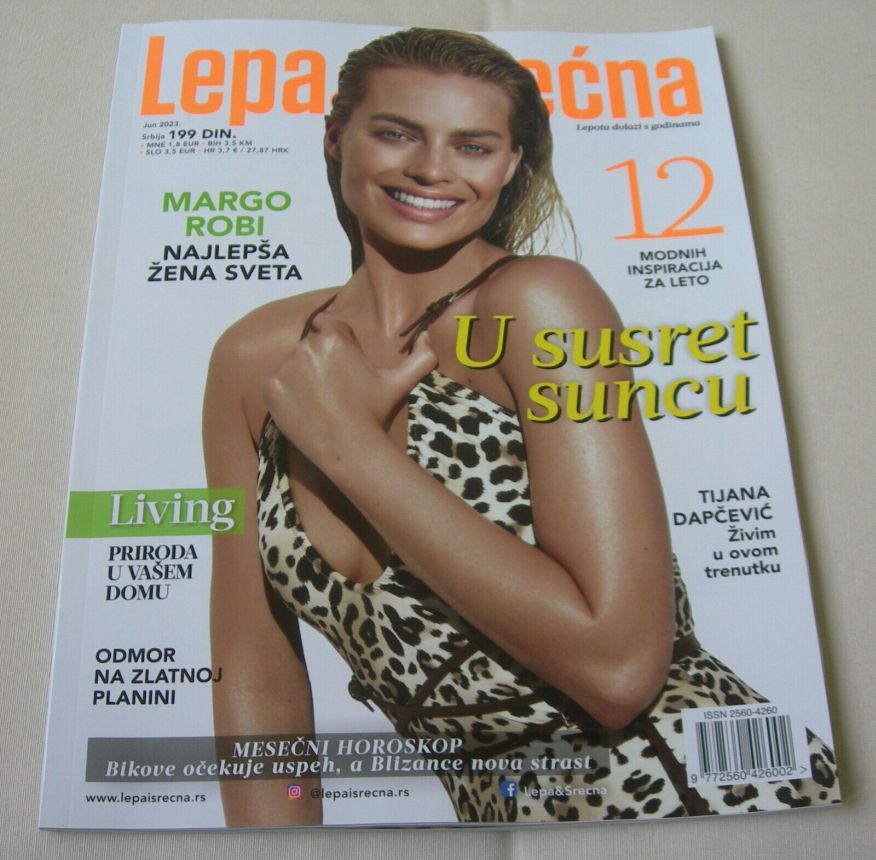 LEPA I SRECNA magazine side cover  June 2023