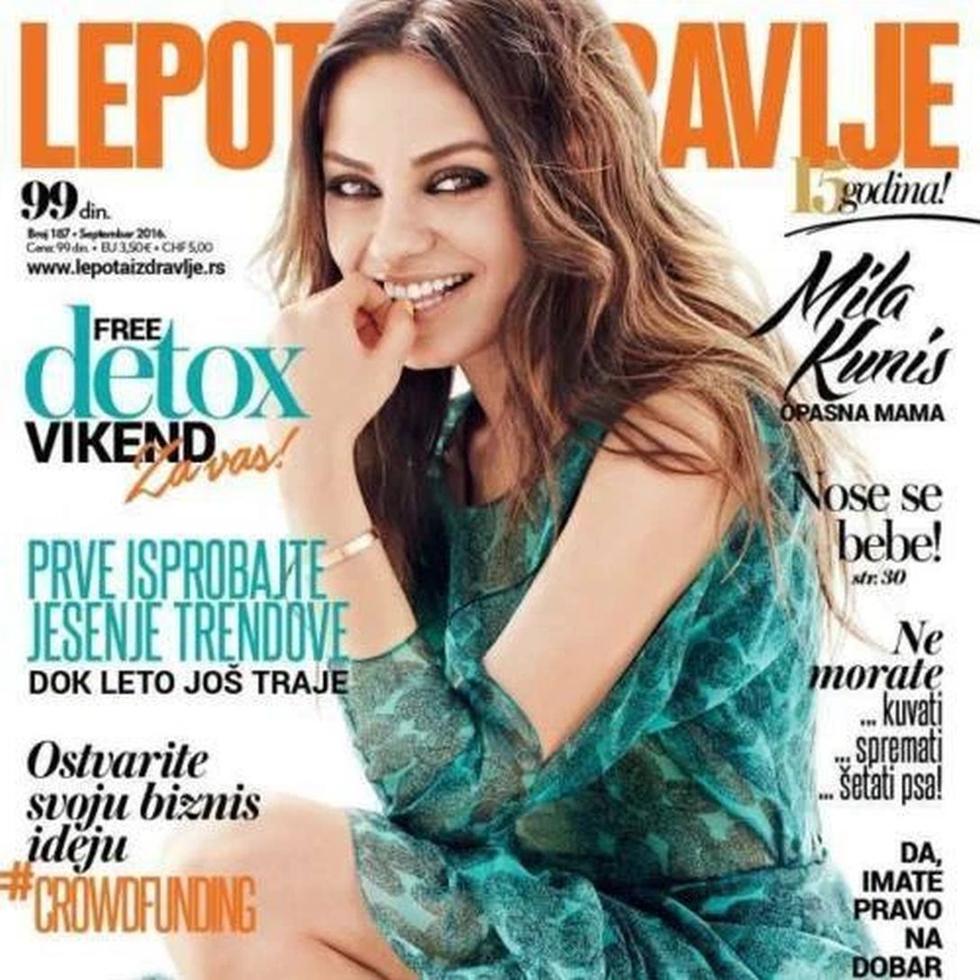 LEPOTA I ZDRAVLJE magazine side cover Issue 187  September 2016