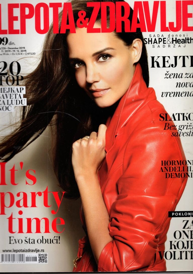 LEPOTA I ZDRAVLJE magazine side cover Issue 226  December 2019