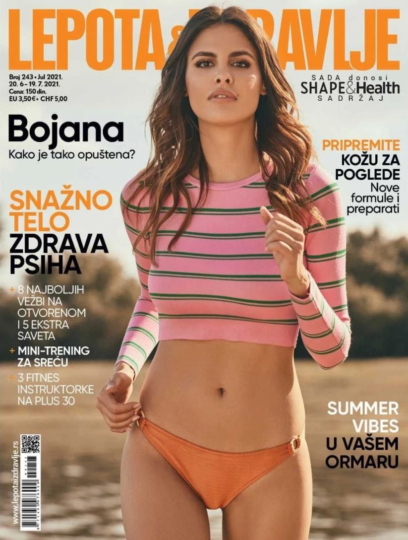 LEPOTA I ZDRAVLJE magazine side cover Issue 243  July 2021