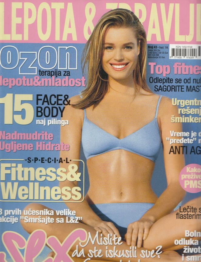 LEPOTA I ZDRAVLJE magazine side cover Issue 43  September 2004