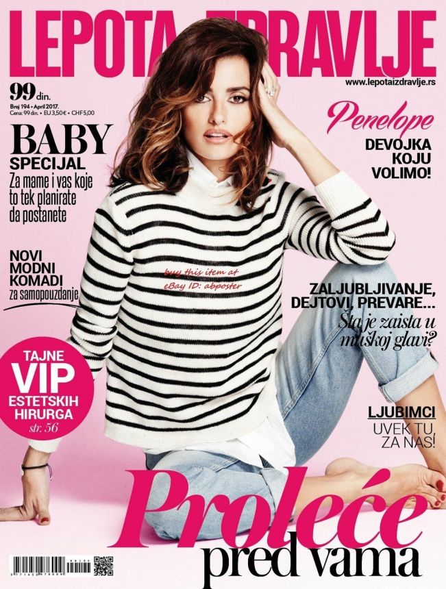 LEPOTA I ZDRAVLJE magazine side cover Issue 194  April 2017