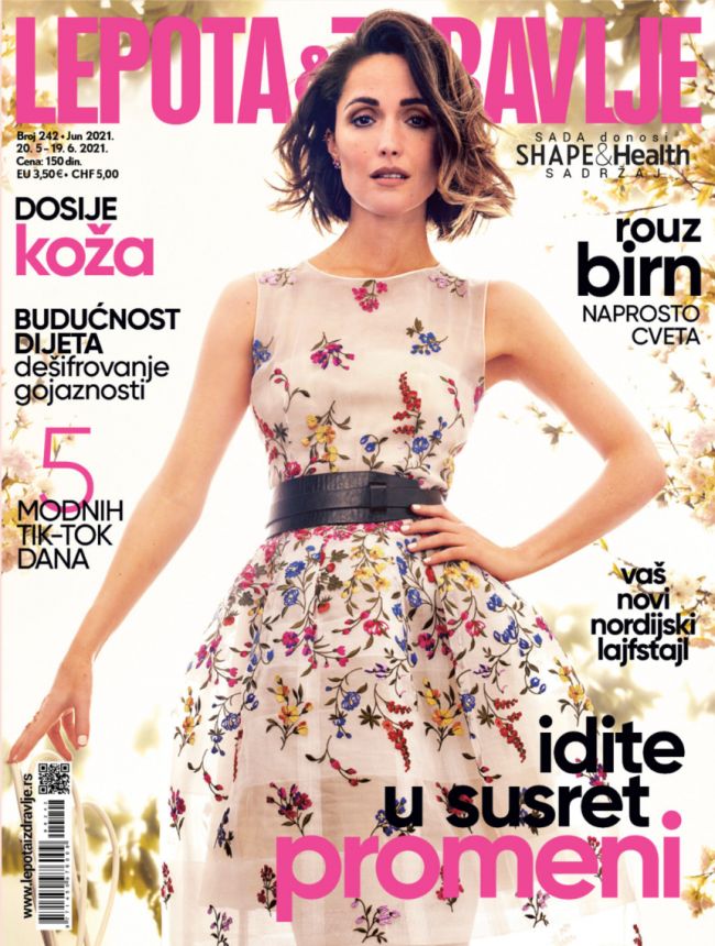 LEPOTA I ZDRAVLJE magazine side cover Issue 242  June 2021