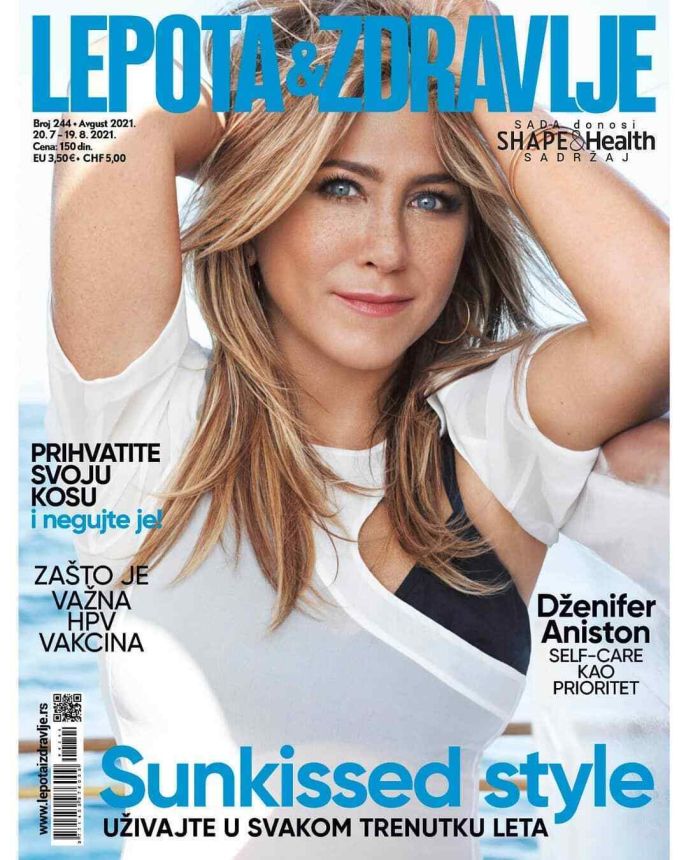LEPOTA I ZDRAVLJE magazine side cover Issue 244  August 2021